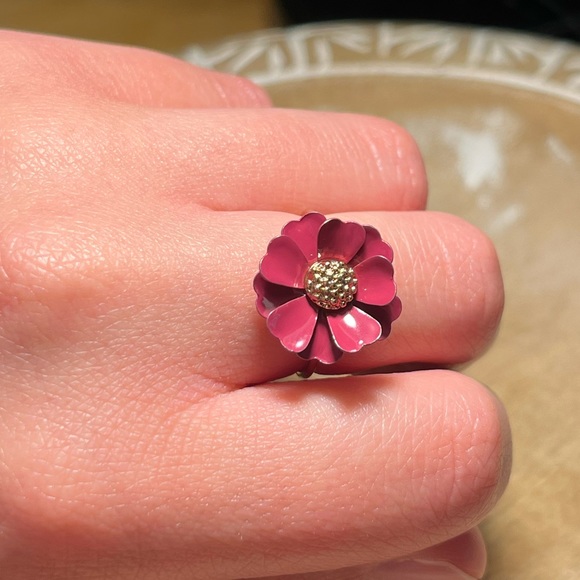 Lauren Conrad Pink Flower Ring - Picture 9 of 10